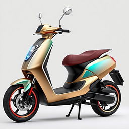 A premium electric scooter showcasing a next-level design that combines elegance and practicality