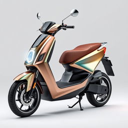 A premium electric scooter showcasing a next-level design that combines elegance and practicality
