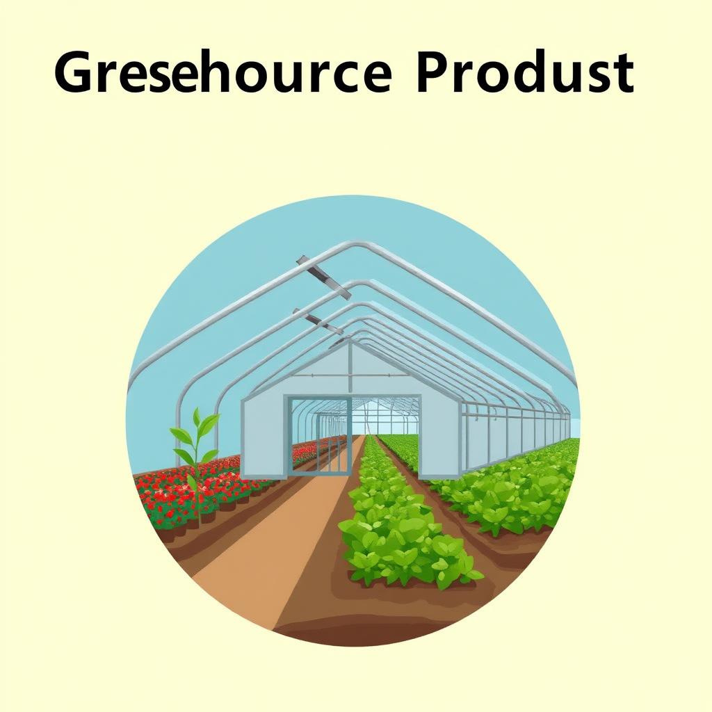 A research thesis on greenhouse product cultivation, focusing on innovative methods, sustainable practices, and economic viability