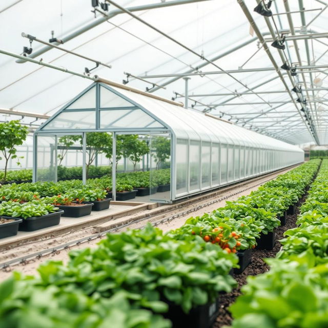 A research thesis on greenhouse product cultivation, focusing on innovative methods, sustainable practices, and economic viability