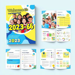 A vibrant and engaging catalogue design for a school advertisement for the new session 2025-26