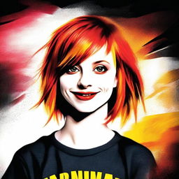 A high-quality profile picture featuring a woman who closely resembles Hayley Williams, the lead vocalist of Paramore