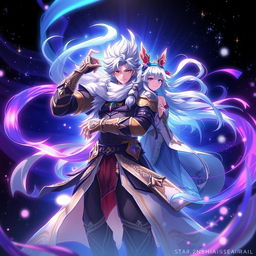 A captivating scene featuring Boothill and Acheron from the Honkai Star Rail video game