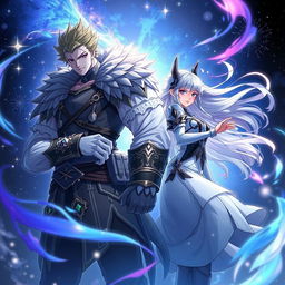 A captivating scene featuring Boothill and Acheron from the Honkai Star Rail video game