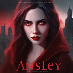 This is a high-quality digital art book cover for a novel titled 'Ainsley' by 'S