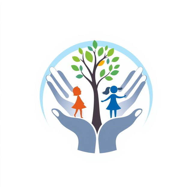 A beautiful and meaningful logo for a social work organization dedicated to helping children and youth succeed in their lives