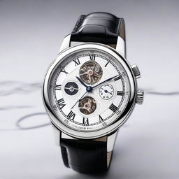 A stunning, high-resolution image of a classic European-style men's mechanical wristwatch