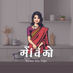 A luxury logo design for a cooking page named "সখের রান্না ঘর"