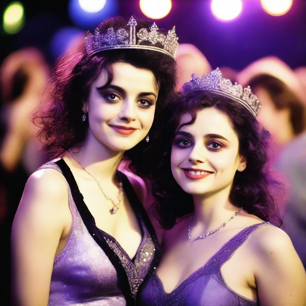 A high-resolution, realistic photograph of a 20-year-old girl, bearing a striking resemblance to Helena Bonham Carter