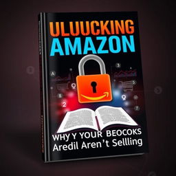 A captivating book cover for 'Unlocking Amazon: Why Your Books Aren't Selling'