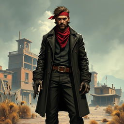 Create a male character that embodies the personality traits of Max Payne, Arthur Morgan, and Jinx
