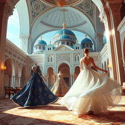 Imagining Islamic architecture as if they were elegant evening dresses