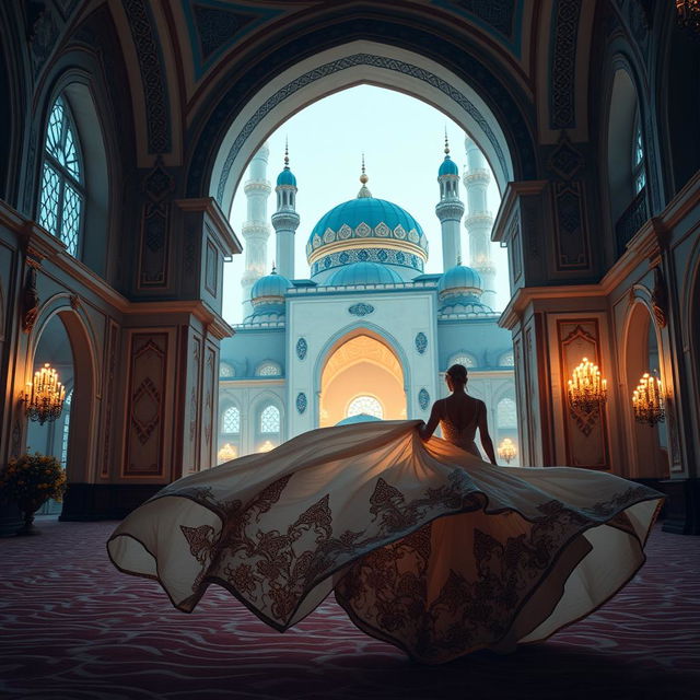 Imagining Islamic architecture as if they were elegant evening dresses