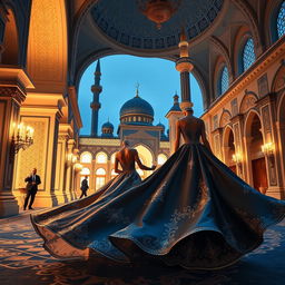 Imagining Islamic architecture as if they were elegant evening dresses