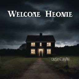 A chilling 'Welcome Home' scene captured in a high-quality photograph