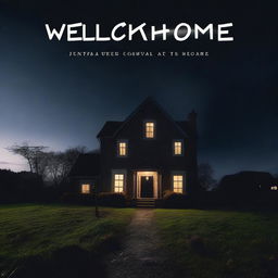 A chilling 'Welcome Home' scene captured in a high-quality photograph