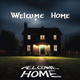 A chilling 'Welcome Home' scene captured in a high-quality photograph