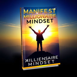 An eye-catching book cover for 'Manifest Your Millionaire Mindset'