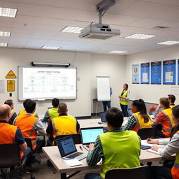 A training session focused on the Lockout/Tagout (LOTO) system