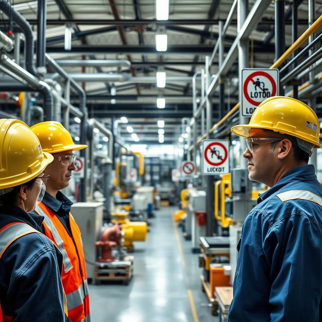 A chemical manufacturing facility showing a professional and safe industrial environment