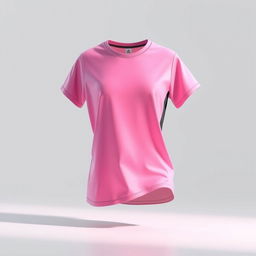 A sleek and stylish product design shaped like a tee, featuring a clean, minimalist aesthetic