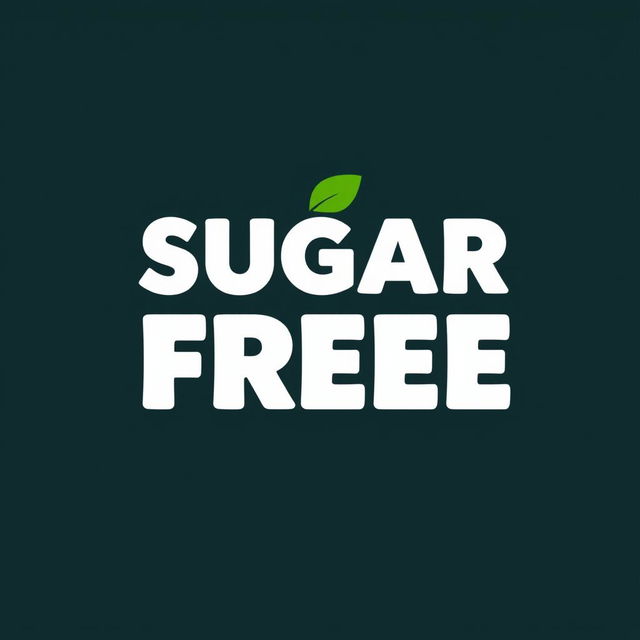 A captivating product title for 'SUGAR FREE' that visually stands out