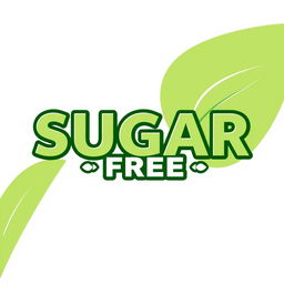 A captivating product title for 'SUGAR FREE' that visually stands out