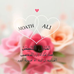 A beautiful design featuring two interconnected hearts symbolizing friendship and brotherhood