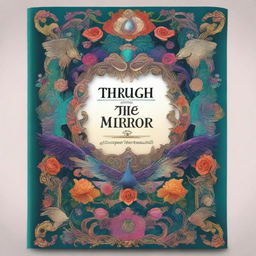 A high-quality digital art image portraying the cover of a book titled 'Through the Mirror'