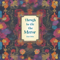 A high-quality digital art image portraying the cover of a book titled 'Through the Mirror'