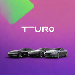 An image depicting the Turo logo, a peer-to-peer car sharing company, prominently displayed