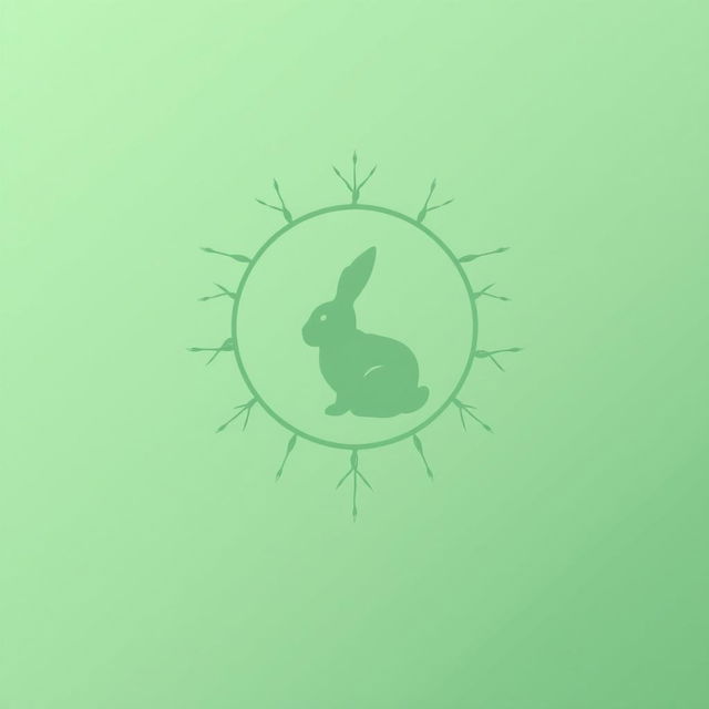 A minimalist logo design for a brand named 'Rabbit Dash'