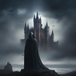 A high-quality digital art image portraying a gothic fantasy scene