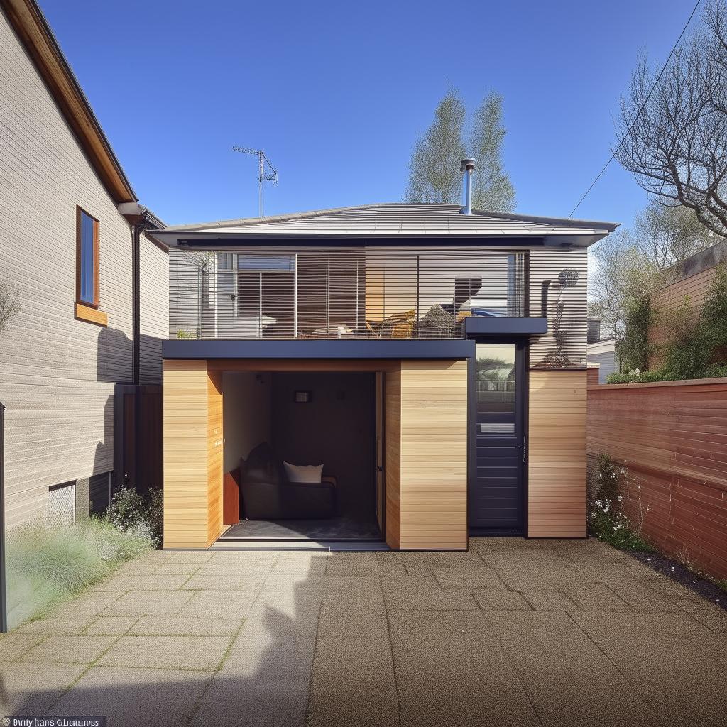 A home built on a 50-yard plot, complete with car parking