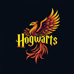 A logo featuring a majestic phoenix rising, symbolizing renewal and strength, incorporated into the design