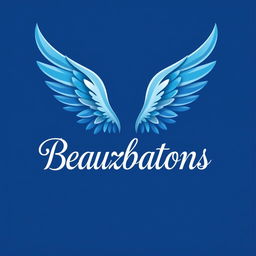 A logo featuring a pair of elegant wings, symbolizing grace and beauty, with the word "Beauxbatons" prominently displayed in a stylish, flowing font