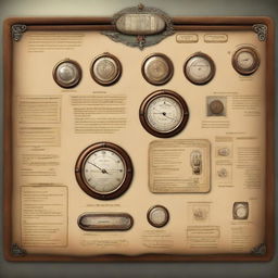 A high-resolution screenshot of a user interface for a Historical Time Travel Simulator