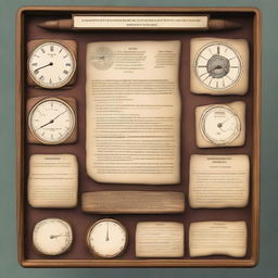 High-quality screenshot of a 2020 version of a Historical Time Travel Simulator's user interface