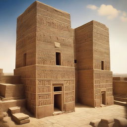 A high-resolution photograph showcasing the grandeur of the ancient Babylonian civilization