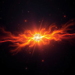 A stunning visualization of a hot cathode spherical star discharge, showcasing vibrant glowing colors and intense light emissions