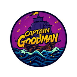 An emblem for Captain Goodman, the rap artist