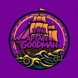 An emblem for Captain Goodman, the rap artist