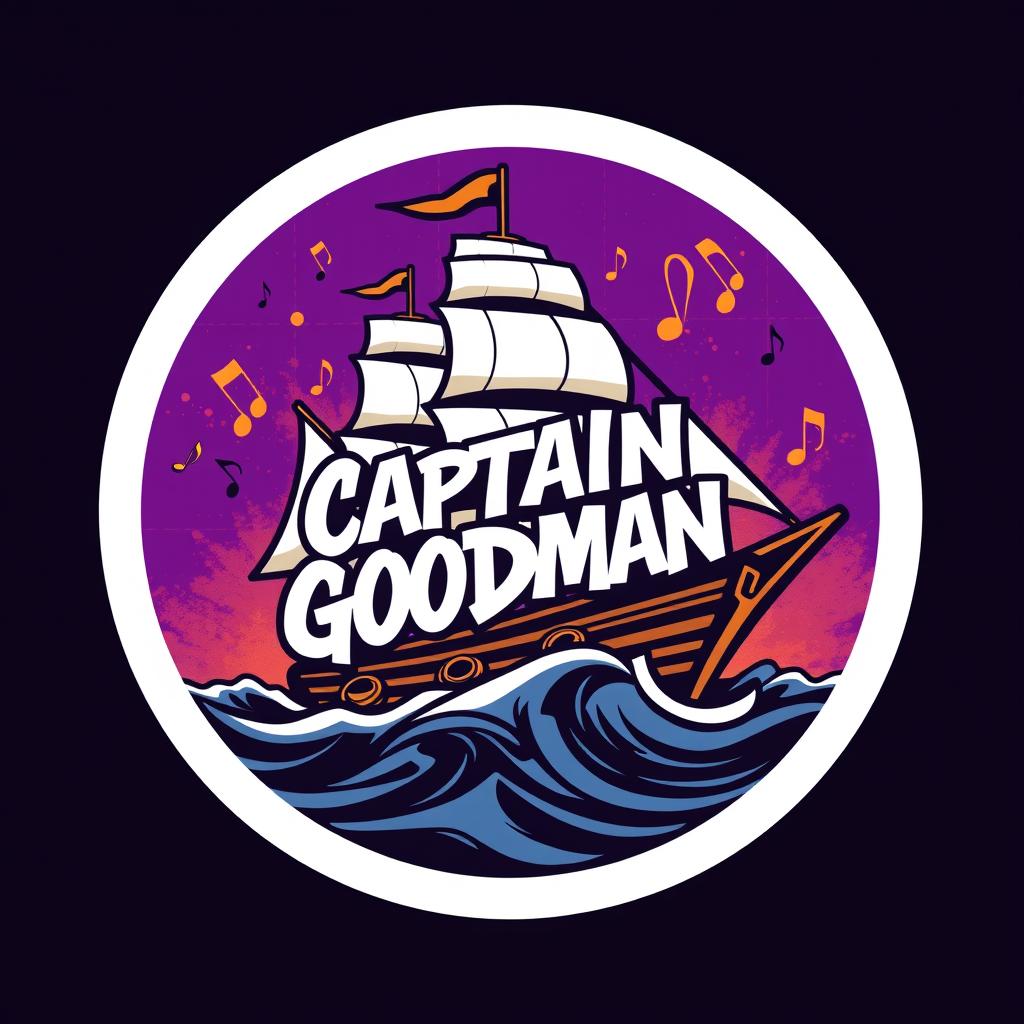 An emblem for Captain Goodman, the rap artist