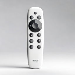 A high-resolution photograph of a modern remote control