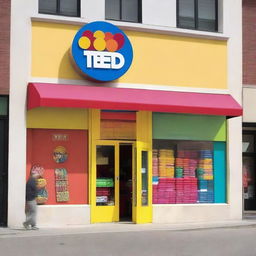 A high-quality photograph featuring a Tedi store