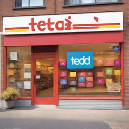 A high-quality photograph featuring a Tedi store