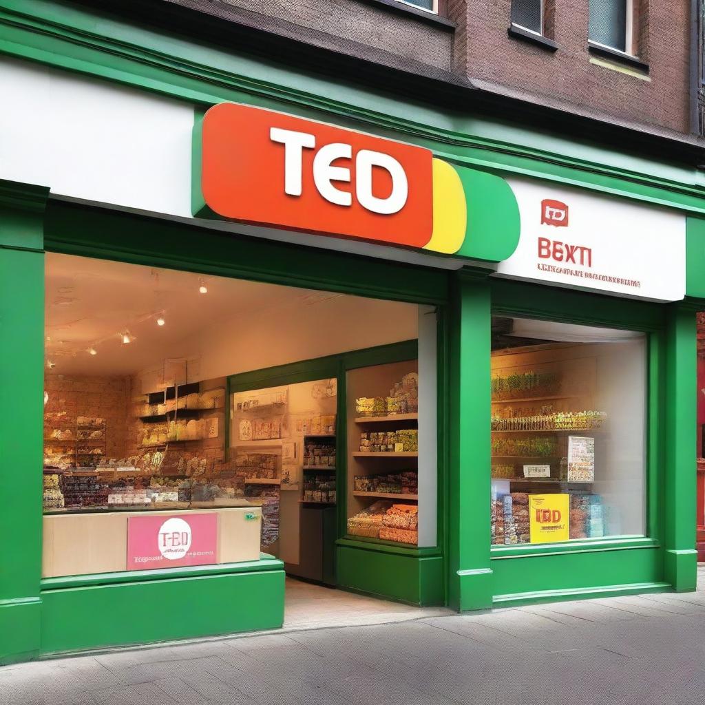 A high-resolution photograph showcasing the exterior of a Tedi store