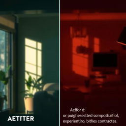 Adjust the lighting on an image to create a warmer and more inviting atmosphere