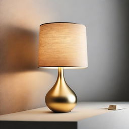 A high-resolution photograph of a stylish table lamp