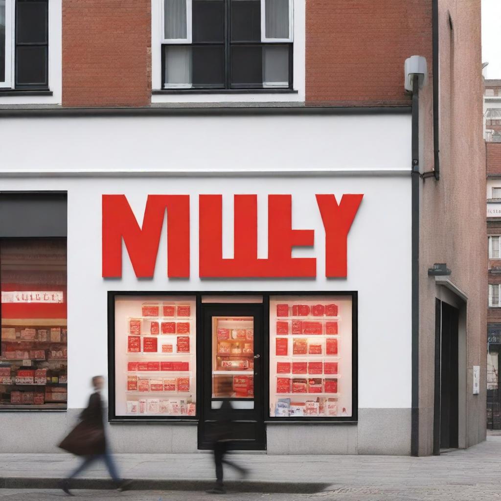 A high-resolution photograph capturing the exterior of a Müller store